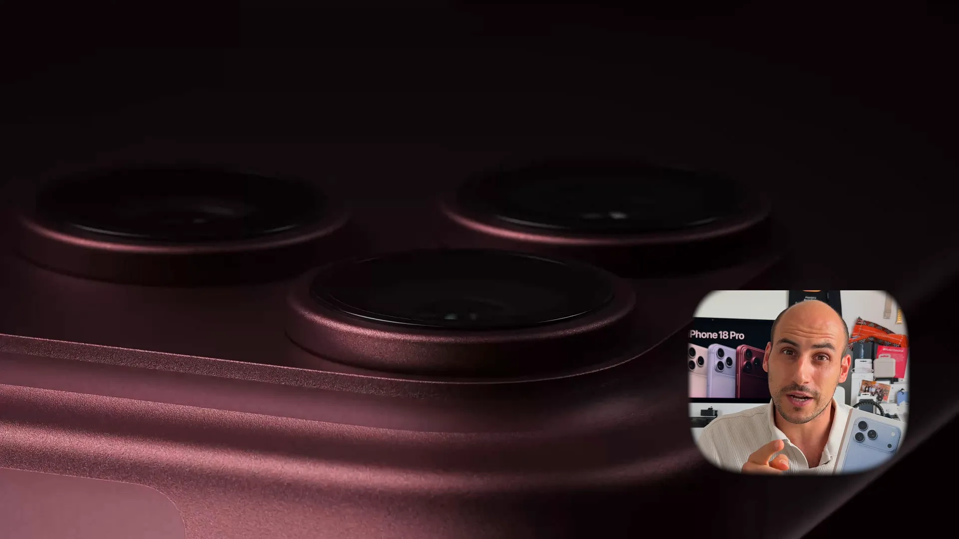 Dynamic Island on the iPhone 18 Pro screen displaying three distinct live activities